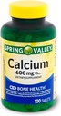 Jarní údolí vápník 600 mg, Tablety Dietní dodatek, zdraví kostí, 100 Počet +