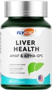 Jaterní zdraví, Non- Milk Thistle Formule Detox & Opravy, Podpora jater Vyrobeno v USA, NADH & Alpha-GPC, PQQ, L-Theanine, Stay Up Late Recovery, 60 Tablet