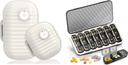 Týdenní Pořadatel pilulek, Travel Pill Pořadatel, Velká Travel Pill Box 7 Day, Am Pm Tři denně Pouzdro s odstranitelnou medicínou Kontejner