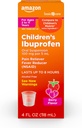 Ibuprofen Basic Care Children 's Oral Suspension 100 mg, Berry, 4 fl oz (balení po 1)