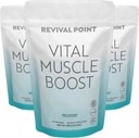 Vitální Muscle Boost - Premium myHMB a vitamin D3 dodatek pro adults - Patentovaný HMB prášek 3000mg- pro zdravé svaly, energie a vibrační aktivní život - podporuje proteinové syntézy a sílu