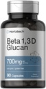 Horbäach Beta Glucan 1 3D 700 mg Glucan 124; 90 Kapsle 124; Beta 1,3, 1,6 D Glucan Glucan 124; Non- GMO, gluten zdarma dodatek