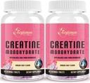 Tvorba pro ženy 124; s hydrolyzovaný kolagen, BCAA 124; 3G Tvorba Žvýkačky pro ženy Booty Gain, Lean Svaly, Recovery & Energy, Vegan, Cukr Free Creatine, Prášek Alternative, 60 Služeb