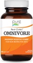 Real- Zymes ™ OMNIVORE Dědičné Enzymy Dodatek s Probiotika pro lepší trávení - Přírodní podpora pro úlevu od nafouknutí, plyn, pánevní, průdušnice, zácpa, IBS, atd. - 90 Caps