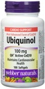 Webber Naturals Ubiquinol 100 mg QH Active CoQ10, 100 softgels