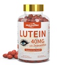 Lutein a Zeaxanthin Doplněk: Oční vitaminy a doplňky s vitaminy C, E, Omega 3, Lutein & Zeaxanthin pro zlepšení vize a zmírnění únavy očí