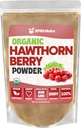 XPRS Nutra Organic Hawthorn Berry Powder - Premium USDA Organic Hawthorne Berry Powder for Cardiovaskulární podpora - Vegan Friendly Hearth Health Supplement (16 Ounce)