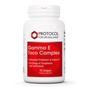 PROTOKOL PRO LIFE BALANCE Gamma E Toco complex - Vitamin E 300mg - Antioxidant Support - pro kardiovaskulární zdraví a zdraví mozku - s Tocotrienoly - Halal & Dairy Free - 90 Softgels