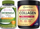 Lékařské recepty Moringa 90 Vegan Caps & Multi Collagen Peptides Powder 16oz