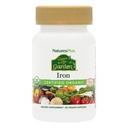 NaturesPlus Zdroj života Zahrada Certified Organic Family Iron 18 mg Cap - 30 Vegan Kapsle - Plant- Based Iron Supplement - Podporuje zdravou krev - Vegetariánské, gluten- Free - 30 Služeb