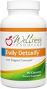 Wellness Resources Daily Detoxification with Silymarin, Pampeliška, RA Lipoic Acid, NAC, Chlorella and More for Jaterní podpora a komplexní detoxifikace (90 Kapsle)