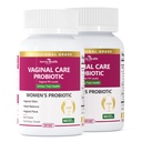 Vaginální probiotika pro ženy Rovnováha pH s prebiotiky - 60 miliard Womens Probiotika pro Vaginální Flora, zápach, kvasinky a stravitelné zdraví se Saffron, Cranberry, Vegan & Non- GMO 124; 180 Caps