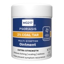 MG217 2% Omáčka z uhlí pro Psoriázu, Extra síla Multi Symptom Relief, Efektivně snižuje svědění, škálování, červenost, vitamín A, D a E, 4 oz Jar