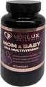 Maminka & Baby DHA Multivitamin - Prenatální a postnatální vitamíny pro ženy - Podporuje vývoj dětského mozku, očí a kostí - Non- GMO, gluten- bez, 60 Kapsle
