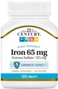 21. Století Železo 65 mg Sulfát železitý 325 mg tablety, 120 Počet