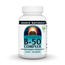 Zdroj Naturals B-50 Complex - Podpora výroby energie * - 50 mg - 100 tablet