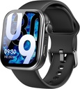 TOZO AMOLED S6 Smart Watch 1.85 "Ultra- Clear Screen Dynamic Faces Bluetooth Call, 100 + sportovní módy Fitness Activity Tracker se spánkovým monitorem IP68 vodotěsné černé
