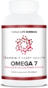 Cardia 7 Heart Health Omega 7 - obsahující patentované prominální purifikované Omega 7 mastné kyseliny - bez rybího pachu nebo Burp- Back - 60ct měkké gely