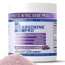 L- Arginin PRO PHARMAN124; 5,500mg L- Arginin Plus L- Citrulin 1,100mg Grape Powder Drink Mix Supplement pro zvýšení výroby oxidu dusnatého