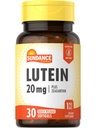 Sundance Lutein 20mg color 124; 30 Softgels color 124; s Zeaxanthin color 124; Non- GMO a gluten zdarma dodatek