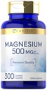 Carlyle Magnesium 500mg 500mg PHARMAN 124; 300 potažených kapslí PHARMAN 124; Vegetarian, Non-GMO, a gluten zdarma dodatek