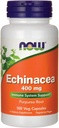 Nyní potraviny Echinacea Root Purpurea 400 mg 100 Caps