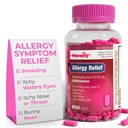 Časové alergie Relief Difenhydramine HCl 25 mg - 650 Kaplet - Ve srovnání s Benadryl Alergie Ultratab - Antihistamin - Alergie Medikace - Runny Nose Relief pro dospělé - Watery Eyes Treatment