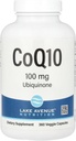 Lake Avenue CoQ10 Nutrition - Ubiquinone Supplement - Promotes Antioxidant Activity - Gluten Free, Non- GMO - 100 mg - 360 Veggie Kapsle