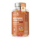 maxmedix Kids Multivitamin Gummies s Omega 3 6 9 - 120 Gummies (60 Servings) - Essential Kids Vitamin A, C, D & B12, Minerály & Nutrients - Natural Raspberry & Orange Flavor - Third-Party Tested