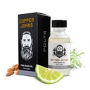 Copper Johns Premium Beard Oil for Men - Přírodní vzorec s Jojobou & Castor Oil - Lehký Non- Greasy Beard Moisturizer - Softens, Hydrates & Tames Frizz - Polys- Bergamot & Cherry Almond 1 oz