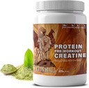 CHIMERA All- in- One Protein & Pre- Workout Powder - 36g Protein, 3g Creatin, Non- GMO, Sugar- Free, Nízký sodík, Přírodní kofein z Matcha, Žádné umělé Flavors