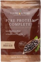 Mladá žijící čistý protein kompletní čokoláda Deluxe, 26.0 oz- podpora pro štíhlé svaly a post- cvičení zotavení s esenciální oleje a probiotika pro fitness