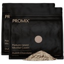 ProMix Nutrition Kasein Protein Powder - Grass- Fed, Pasture Raised, Slow Release 25g Micelar Casein - 5.4g BCAAs gluten Free, Sugar Free, Soy Free - Chocolate, 5lb