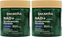 Dodatek NAD - Lipozomální nikotinamid Ribosid, Resveratrol, Quercetin, NAD Nikotinamid Riboside Resveratrol 900mg, NAD + Doplněk pro muže a ženy, 80 Kapsle 2 Pack