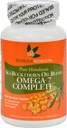 Seabuck Wonders Sea Buckthorn Oil Blend - 500 mg - Omega 7 Complete - Natural - Gluten Free - 120 Softgels (Balení po 2)