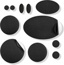 aZengear opravy Záplaty - vodotěsné, Self-Adhesive, Tear-Cold-Heat- Resistant Nylon Polyester Fix Puffer Coats, Gear, Stany (11 kusech, Solid Black)