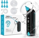 iTHERAU mytí Ušní čisticí souprava s čistým uchem elektrické čištění uší s 4 tlakovými režimy Safe & Effective Uar zavlažování Flushing Kit s 6 Rozprašovací tryska