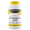 Zdravý původ Premium vitamin B5 Pantotenová kyselina 500 mg Vegan Kapsle, vysoká síla, Energy Boost a metabolismus Podpora, Únava a únava, Acne dodatek pro péči o pleť, bílá, 240 Počet