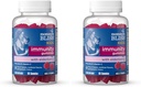 Mamina je Bliss děti Elderberry Gummies, podporuje imunitu s Black Elderberry, zinek a vitamín C, gluten zdarma & Vegan, věk 2 roky + (60 Počet) (balení po 2)
