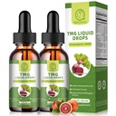 TMG doplňky 1000MG - Trimethylglycin kapalné kapky, Betaine vysoká absorpce, podporuje methylace, jaterní wellness & Cognitive, Non- GMO, Vegan, krevní pomerančové aroma, 1 Fl.Oz (2 balení)