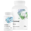 THORNE - Relax & Detox Bundle - PharmaGABA a Glycine Combo pro stresovou úlevu a detoxikaci - 60 až 125 Služeb
