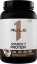Pravidlo 1 Zdroj 7 Protein - Dekadentní příchuť, Velvety hladká textura, 22g Kdykoliv protein, a 10g Přirozeně Ocurring EAAs per Serving from 7 Premium sources (1.8 Pounds *, Cookies & Cream)