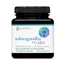 Youtheory Ashwagandha + GABA - Používá organické KSM- 66- 1000 mg Ashwagandha & 100 mg GABA - Cortisol, Energy, Stress & Memory Supplement - 60 Vegetariánské kapsle (30- Day Supply)