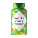 Vitafuze Omega-3 Gumové Vitamíny, Berry Lemonade ochucené, Heart Health Vitamíny (1) S Omega 3 EPA / DHA a Vitamíny A, C, D a E, Americké číslo 1 Vitamin Brand, 60 Day Supply, 120 Počet