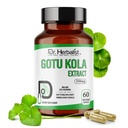 Dr. Herbalist Gotu Kola Extract 550mg - 60 Vegan Kapsle 124; 10: 1 Extract = 5,500mg Raw Herb 124; Premium Quality 124; Non- GMO, gluten- Free Gluten124; Daily Herbal Support PHAR124; Centella asiatica Extract