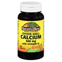 Nature 's Blend Oyster Shell Calcium 500 mg s vitamínem D3, 100 tablet (balení po 4 tabletách)