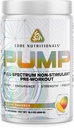 Core Nutritionals Pump Full- Spectrum Non- Stimulant Pre- Workout, s N03T nitrát, Peak02, Alpha GPC, pro maximální čerpadlo, sílu a výkon 20 Služeb (Black Lightning)