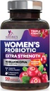 Probiotika pro ženy stravitelná zdravotní podpora - 90 miliard CFU Ženské Probiotika, 16 Strany, Cranberry, Vaginální Probiotika s prebiotika, PH, Imunitní, Moč, & Feminin Zdravotní podpora, 120 Kapsle
