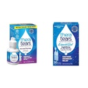 TeraTears Dry Oční terapie Lubrikační oční kapky pro suché oči, 1 fl oz Lahvička Twin Pack, (2 x 30ml Lahvičky) & Tekutý gel Nighttime Lubrikační Oční kapky pro suché oči, Jednorázové-Use Vily, 30 Počet