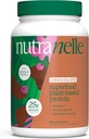 Nutranelle - Rostlinný proteinový prášek - 25 g Veganského proteinu Powder with 30 Servings - Směs rýže & Pea with Superfoods & Amino Acids - Nulový cukr - Čokoláda